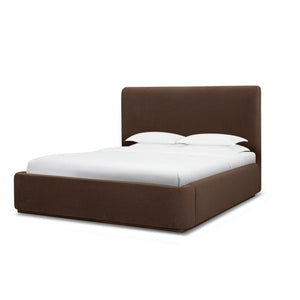 Filly Queen Bed - Velvet Coffee