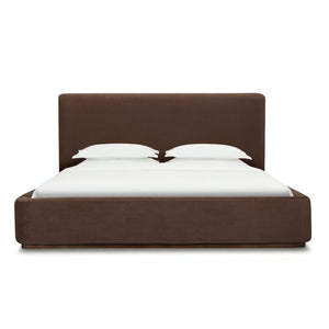 Filly King Bed - Velvet Coffee