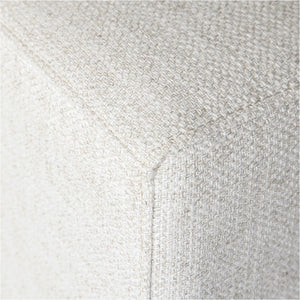 Forest Coffee Ottoman - Cream and Blonde Oak