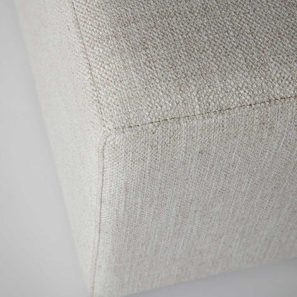 Forest Coffee Ottoman - Cream and Dark Brown