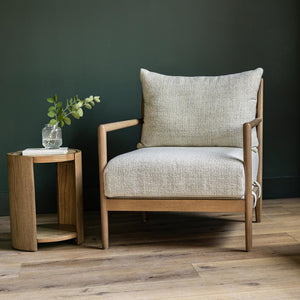 Forma End Table - Rustic Oak