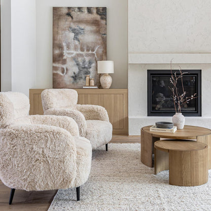 Ginger Accent Chair - Downy Cream