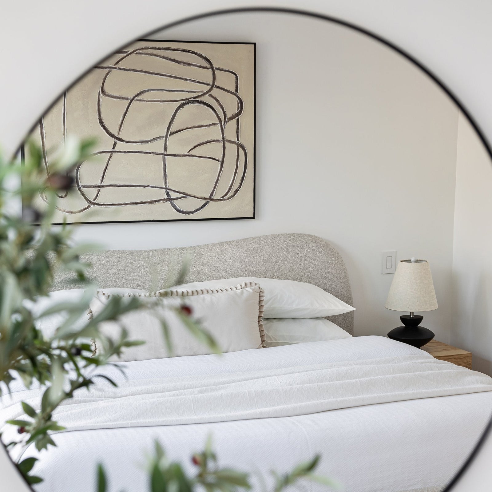Fox Queen Bed - Buff