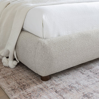 Fox King Bed - Buff