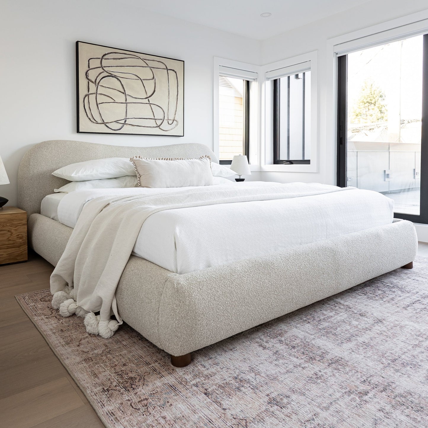 Fox Queen Bed - Buff