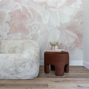 Ginger Ottoman - Velvet Chestnut