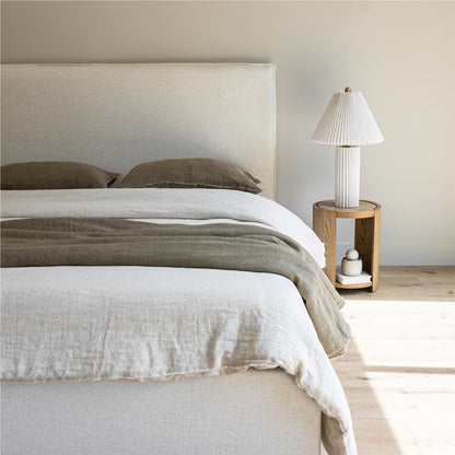 Julia Double Storage Bed - Cream