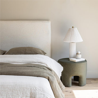 Julia Queen Storage Bed - Cream
