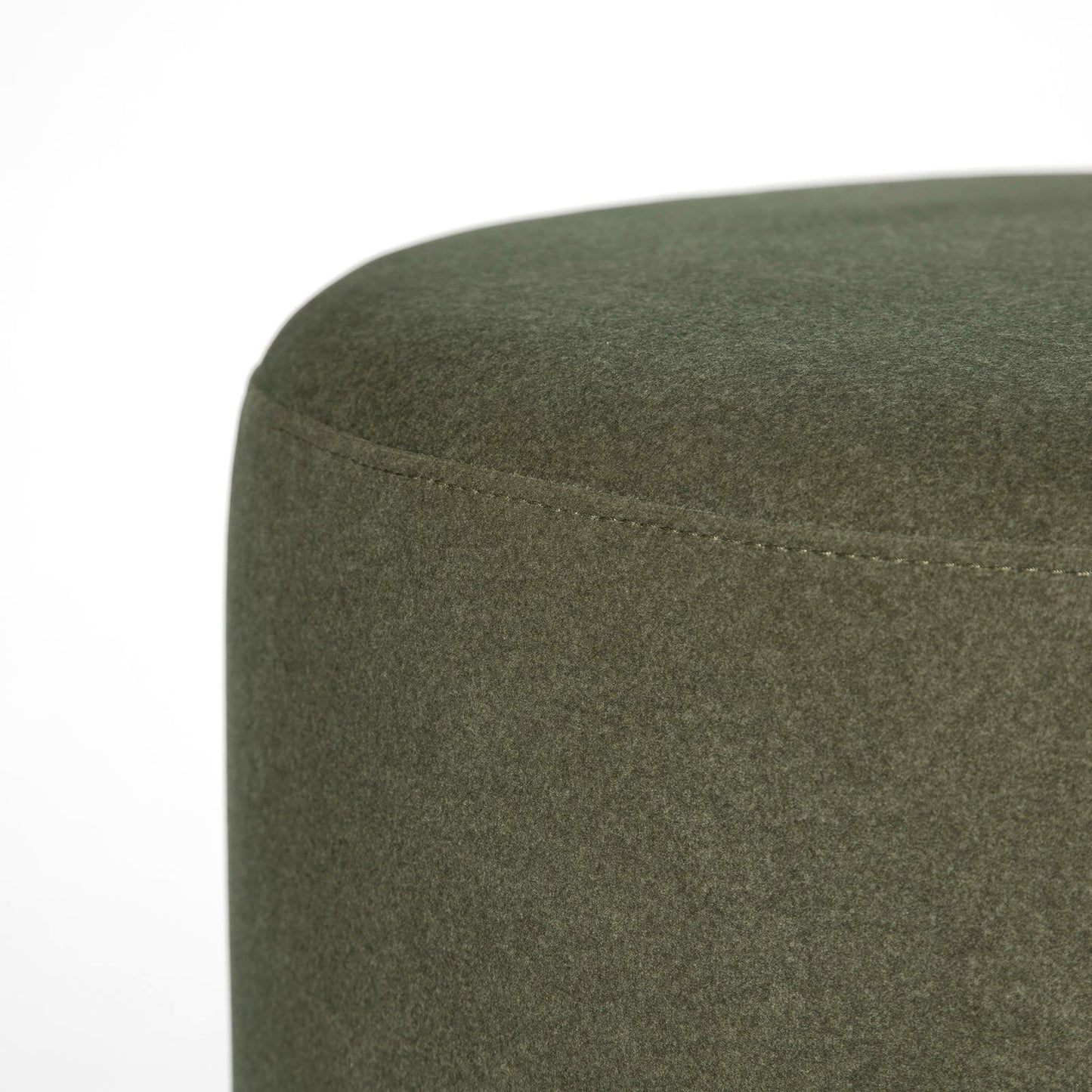 Ginger Ottoman - Velvet Fern