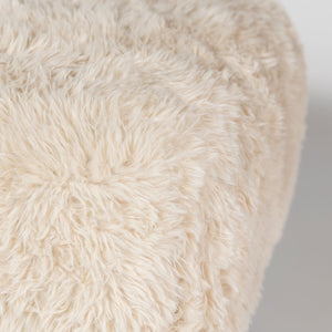 Ginger Square Ottoman - Downy Cream