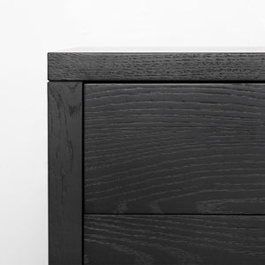 Hara 3 Drawer Dresser - Black