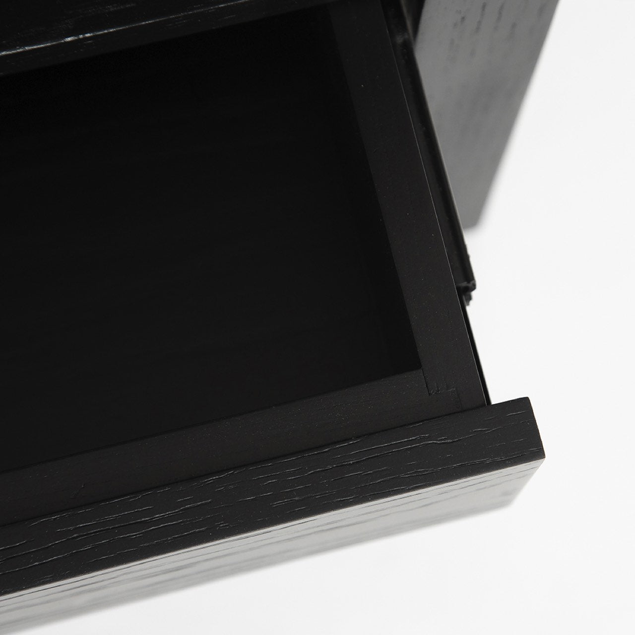 Hara 1 Drawer Night Stand - Black