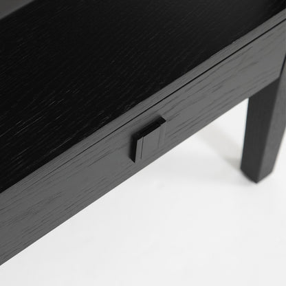 Hara 1 Drawer Accent Table - Black