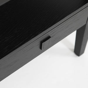 Hara 1 Drawer Night Stand - Black