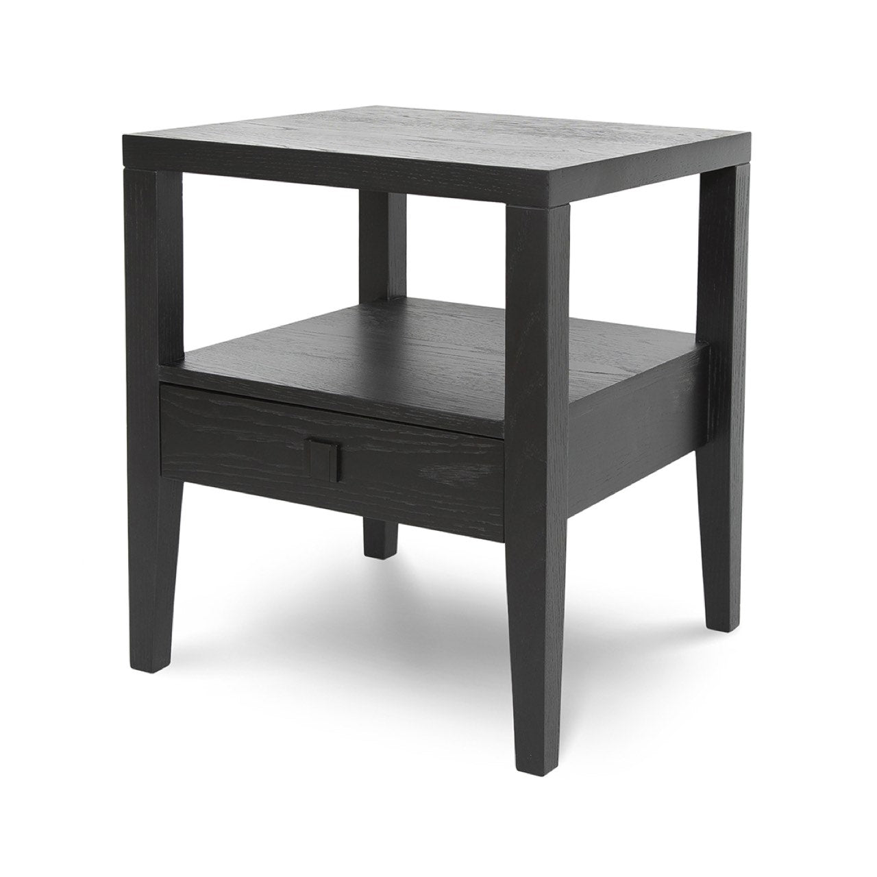Hara 1 Drawer Night Stand - Black