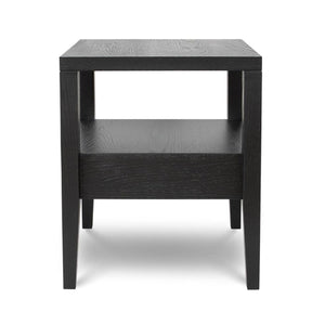 Hara 1 Drawer Night Stand - Black