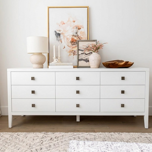Hara 9 Drawer Dresser - White