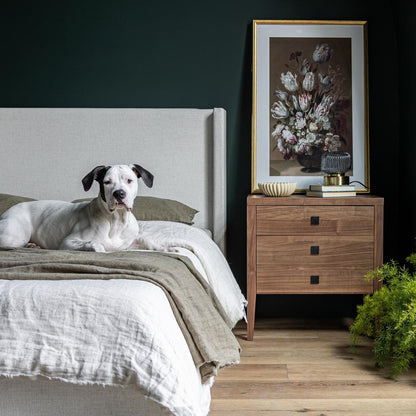 Josie Queen Bed - Cream