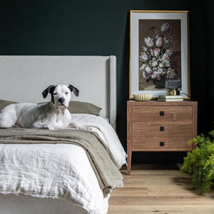 Josie Queen Bed - Cream