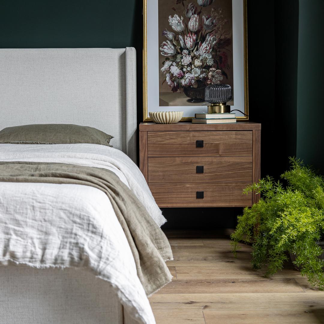 Josie Queen Bed - Cream