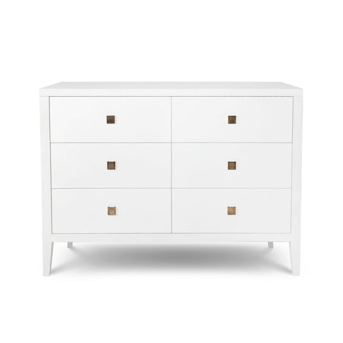 Hara 6 Drawer Dresser Tall - White