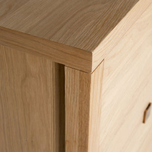 Hara 6 Drawer Dresser Tall - Natural Oak