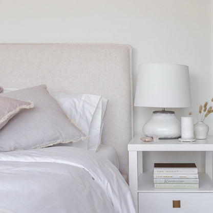 Julia Double Storage Bed - Cream