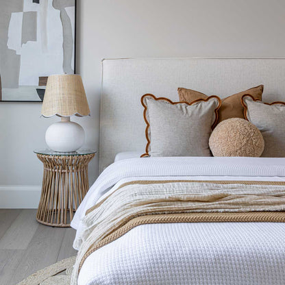 Julia Queen Storage Bed - Cream