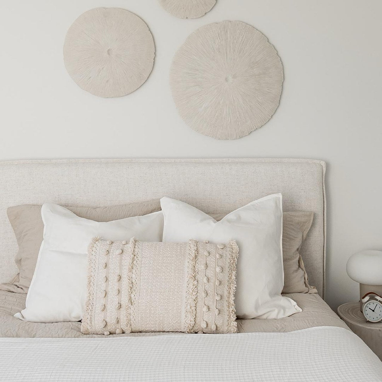 Julia Double Bed - Cream