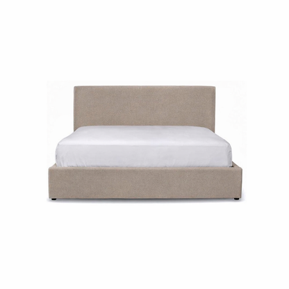 Julia King Bed - Light Fawn