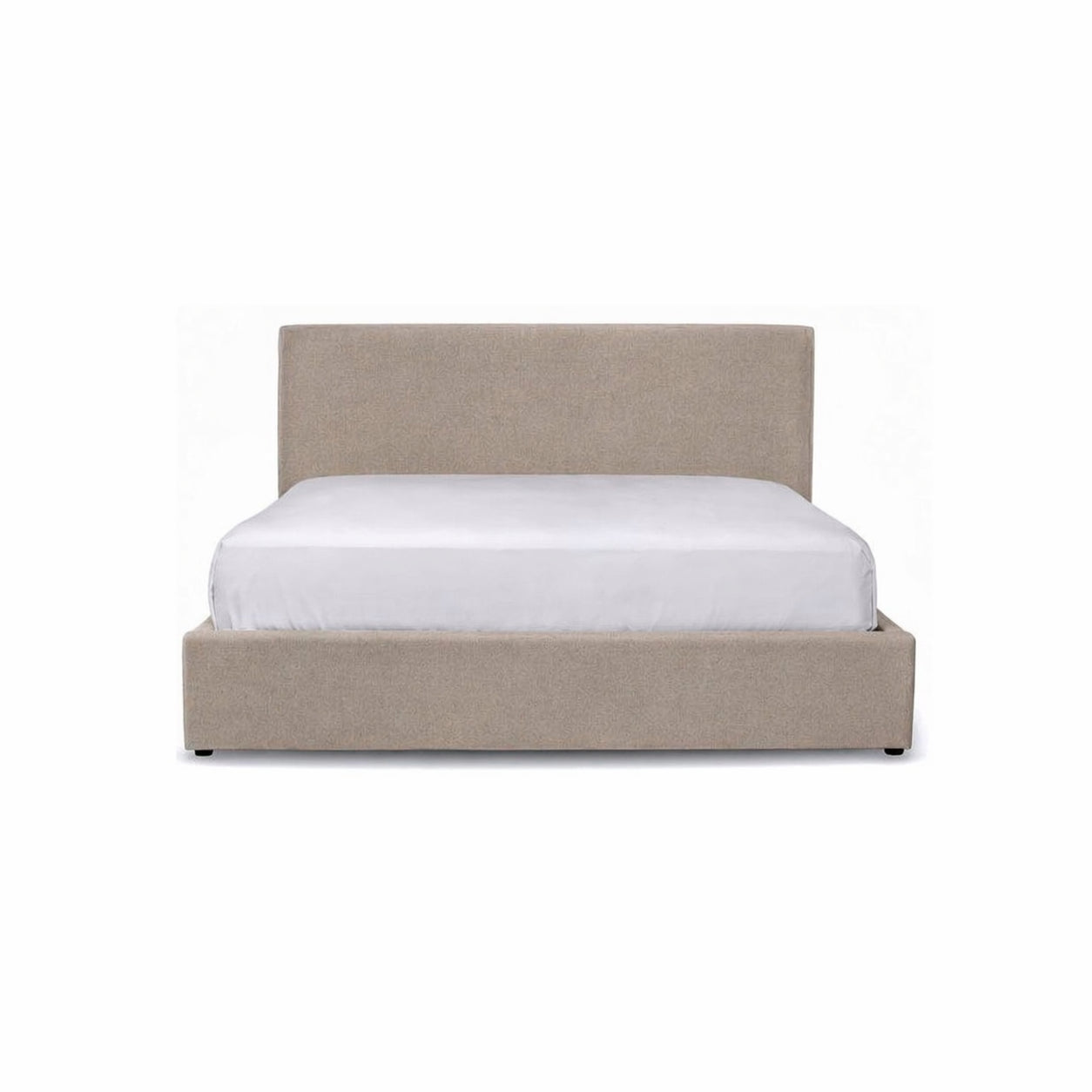 Julia King Bed - Light Fawn