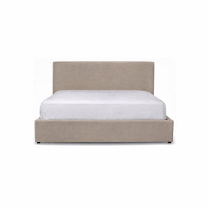 Julia King Bed - Light Fawn