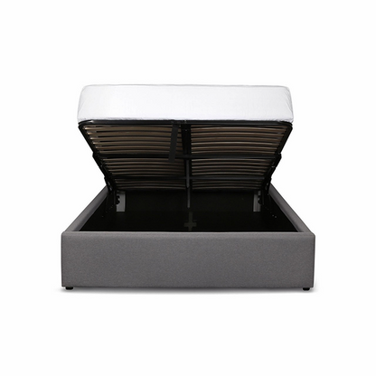 Justin King Storage Bed - Dark Greige