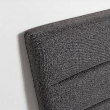 Justin Double Bed - Dark Greige
