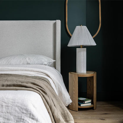 Josie Queen Storage Bed - Cream