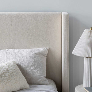 Lourdes Queen Storage Drawer Bed - Cream