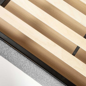 Lourdes King Storage Drawer Bed - Dune