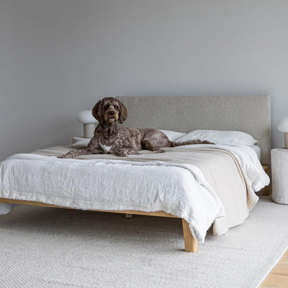 Luna Tool-Free King Bed - Buff