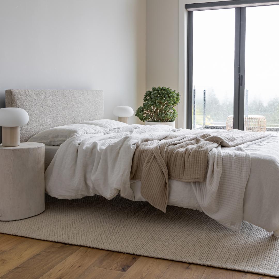 Luna Tool-Free Double Bed - Buff