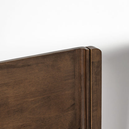 Luna Wood Tool-Free Queen Bed - Coffee