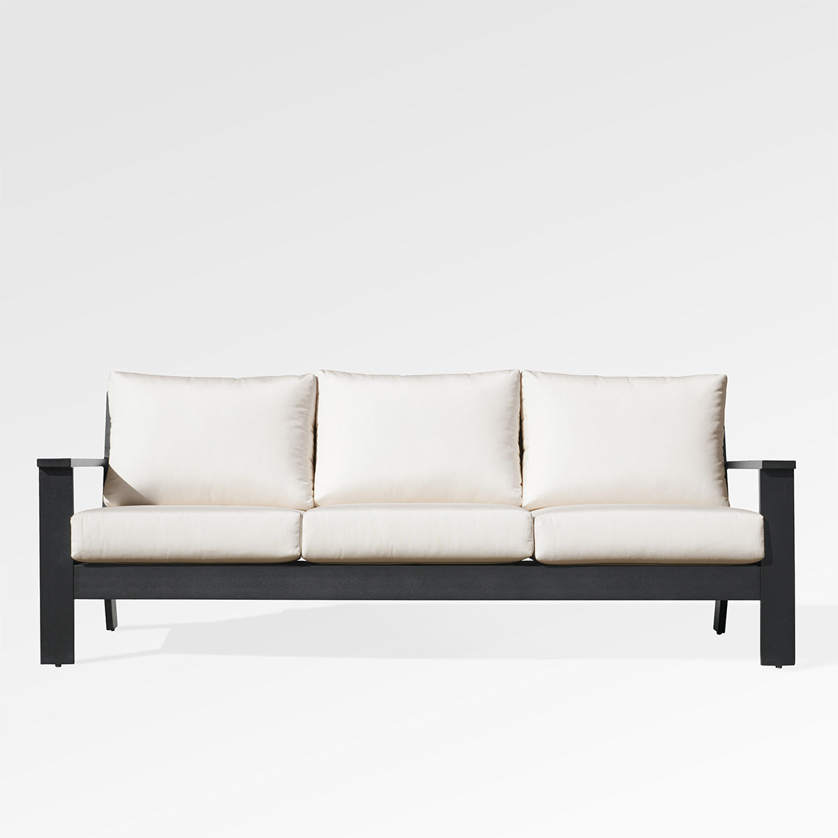 Magnolia Black Aluminum Sofa Set with Sunbrella® Cushions