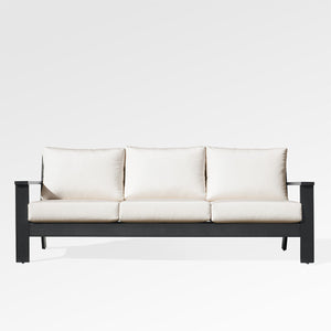Magnolia Black Aluminum Sofa Set with Sunbrella® Cushions