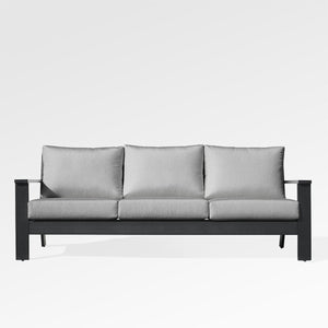 Magnolia Black Aluminum Sofa Set with Sunbrella® Cushions