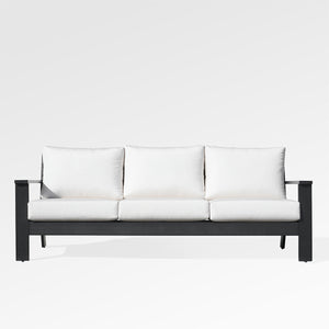 Magnolia Black Aluminum Sofa Set with Sunbrella® Cushions