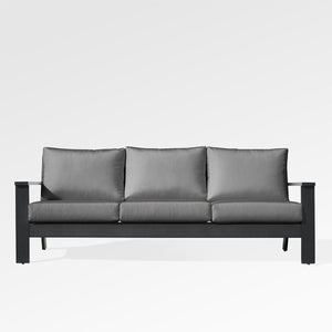 Magnolia Black Aluminum Sofa Set with Sunbrella® Cushions