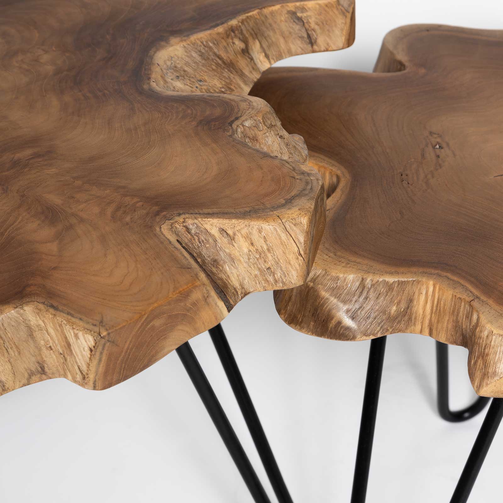 Natura Hairpin Nesting Table - L