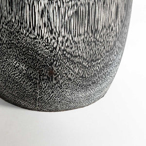 Natura Torino Vase Short - Black Teak