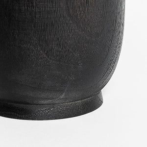 Natura Torino Vase Tall - Black Teak