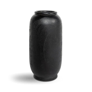 Natura Torino Vase Tall - Black Teak