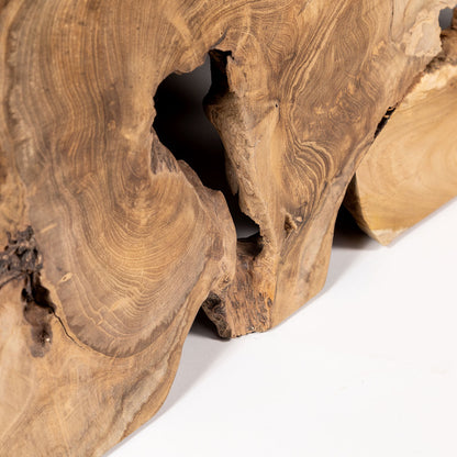 Natura Flow Square Coffee Table - Bleached